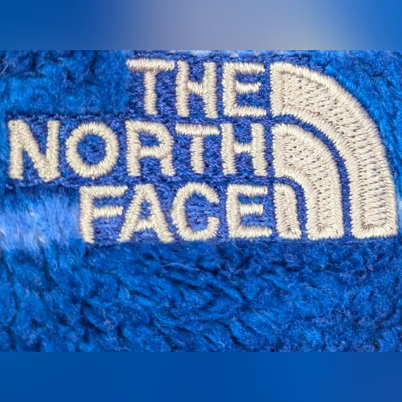 The North Face Royal Blue Striped Fleece Jacket - Picture 9 of 9